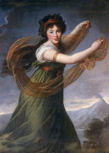 Porträt von Pelagia Sapiezyna, 1794 von Elisabeth Louise Vigee Lebrun