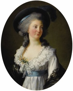Porträt von Prinzessin Elzbieta Izabela Lubomirska geborene Gräfin Czartoryska 1736-1816