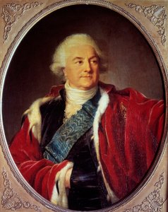 Porträt von Stanislaus August Poniatowski (1732-1798), König von Polen. Gemälde von Marie Elisabeth Louise Vigée Le Brun (1755-1842), 1797. Schlossmuseum Versailles von Elisabeth Louise Vigee Lebrun