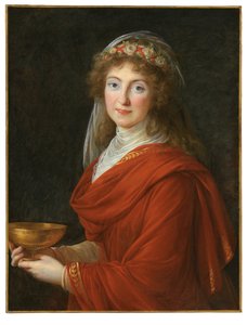 Porträt der Gräfin Siemontkowsky Bystry von Elisabeth Louise Vigee Lebrun