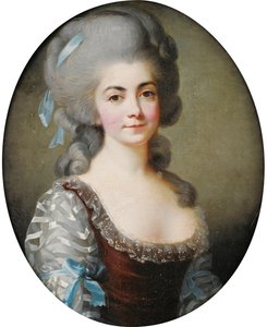 Porträt der Opernsängerin Antoinette Saint-Huberty 1756-1812, ca. 1780