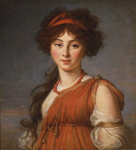 Varvara Ivanovna Naryshkina, geb. Ladomirsky 1785-1840, 1800 von Elisabeth Louise Vigee Lebrun