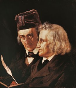 Porträt der Brüder Jacob und Wilhelm Grimm