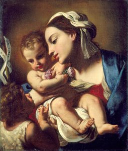 Madonna und Kind mit dem kleinen Johannes, 1664