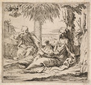 Ruhe auf der Flucht nach Ägypten