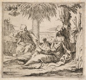 Ruhe auf der Flucht nach Ägypten