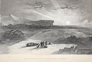 Aussicht vom Cape George Russell, Illustration aus 