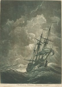 Schifffahrtsszene aus der Sammlung von John Chicheley, 1720er