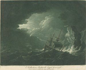 Schifffahrtsszene aus der Sammlung von Richard Lloyd von Elisha Kirkall