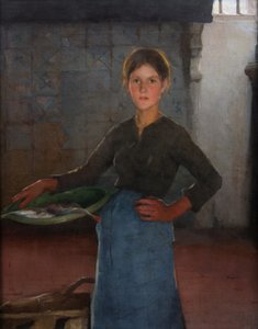 Ein Zandvoorter Fischermädchen, 1884
