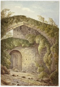 Innenansicht von Conway Castle von Elizabeth Murray