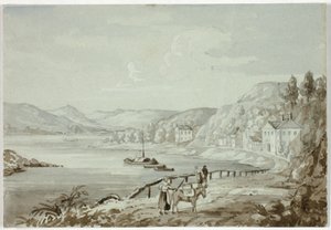 Am Rhein (recto), und Mutter und Kind (verso)