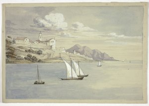 Portofino vom Meer, Genua von Elizabeth Murray