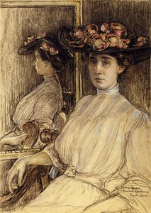 Porträtskizze von Miss Palmer
