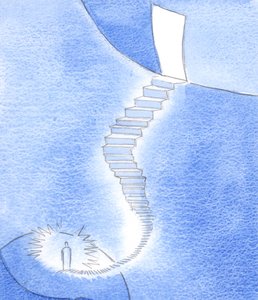 Eine Treppe zum Himmel: Es war Christus, der mich am Anfang des langen 