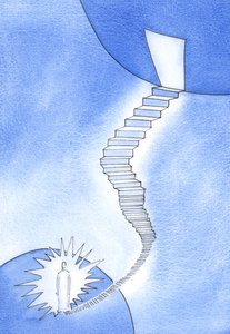 Eine Treppe zum Himmel: Es war Christus, der mich am Anfang des langen 