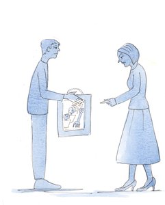 Eine Person, die Gartenarbeit hasst, wird sich nicht über ein Gartenset als Geschenk freuen; so sollte eine Person, die Gottes Gaben nicht mit Dankbarkeit betrachtet und sie ablehnen würde, nicht erwa
