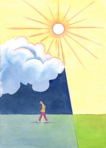 Eine Person, die Gott ablehnt, geht in geistige Dunkelheit von Elizabeth Wang