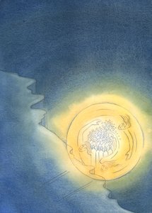 Alle, die am trinitarischen Leben Gottes teilhaben, können sich im Tod sicher fühlen - als ob sie über eine Klippe stürzen, aber in Gottes Licht gehalten werden, bis sie die andere Seite erreichen