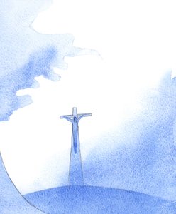 Als Christus bei der Weihe zu unserem Altar kam, sah ich ein hohes, dunkles Fenster in die Zeit, 2000