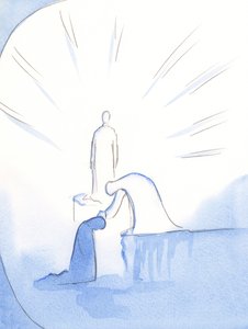 Als ob sie sich von einem Sockel beugte, streckte Unsere Liebe Frau die Hand aus und streichelte meinen Kopf. Sie erfreut sich an denen, die freudig von ihr zu anderen sprechen