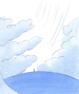 Wie nur eine mächtige Kraft die Wolken über der Erde wegschieben kann, so macht nur mächtiges kontemplatives Gebet einen 