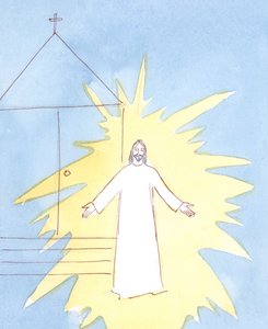 Wenn wir die Kirche betreten, begrüßt uns Christus aus dem Tabernakel. Er freut sich besonders, wenn wir seine Mutter an ihren Festtagen lieben und ehren