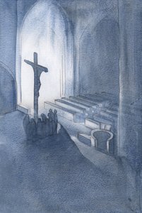 Bei der Messe bringen wir als Dankopfer ein heiliges und lebendiges Opfer dar. von Elizabeth Wang