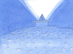 Im Herzen unserer Feier steht das Darbringen des Heiligen Opfers, durch das Christus für uns fleht und sühnt