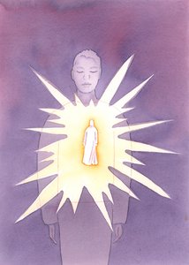Durch den Heiligen Geist ist Christus in der Seele des getauften Menschen gegenwärtig, strahlt seine Liebe und Weisheit aus und erleuchtet die Seele mit göttlicher Freude und Güte von Elizabeth Wang