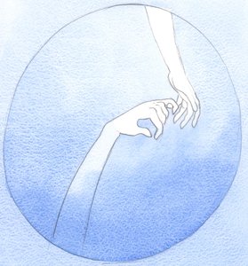 Durch das kürzeste Gebet oder die kleinste Tat der Nächstenliebe kann eine Seele vor der Hölle gerettet werden, als ob sie von der Spitze eines Fingers gehalten würde von Elizabeth Wang
