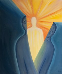 Durch wahre Reue und selbstlosen Gottesdienst können wir den lebendigen, strahlenden Christus innerhalb unserer kindlichen mentalen Bilder treffen