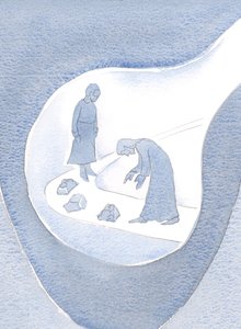 Christus selbst, in seiner Demut, beugt sich immer wieder, um uns zu helfen; unsere Fehler - unseren 