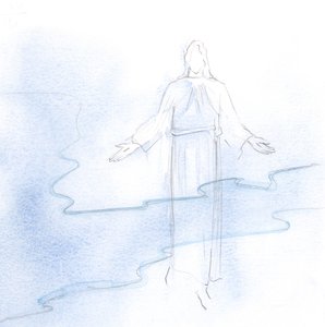 Christus ist hinter zwei Schleiern verborgen von Elizabeth Wang