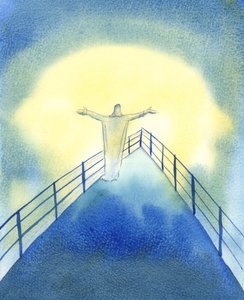 Christus ist während des Heiligen Messopfers bei seiner Kirche und betet für uns.