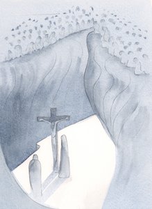 Christus bewies seine Demut in der Schwäche und Gebrechlichkeit, die er akzeptierte, als er für die Sünden aller Generationen litt