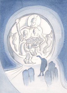 Christus heißt die reuige und willige Seele im Herzen der Heiligen Dreifaltigkeit willkommen. "Diejenigen, die sich in Ihm verbergen, werden nicht verurteilt" (Ps 33). von Elizabeth Wang