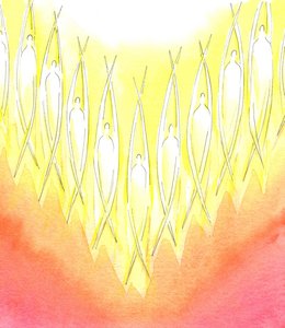Gott erschuf die heiligen Engel von Elizabeth Wang