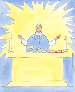 Gott erhält die größte Ehre, wenn das höchste Verlangen des Priesters in der Messe darin besteht, ihm durch ein ehrfürchtiges Darbringen des Heiligen Opfers Ehre zu erweisen