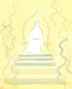 Gott der Vater wohnt im Himmel inmitten des Feuers der Herrlichkeit, das Er ist; und es ist vor Seinem Thron, dass Seelen zum Gericht gebracht werden