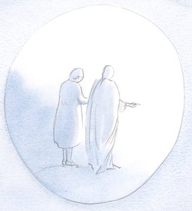 Er war neben mir, streckte seine Hand aus, um anderen zu helfen und sie zu trösten, wo immer ich meine Hand zu ihnen ausstreckte