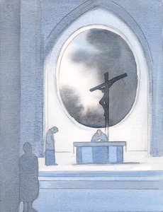 Ich sah ein Fenster in die Zeit und unseren lieben Herrn hilflos am Kreuz hängen, 2000