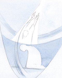 Ich sah, wie das Leben und das Opfer Christi den Himmel selbst durchdringen und einen Weg öffnen, dem wir folgen können, um seine Herrlichkeit zu teilen.