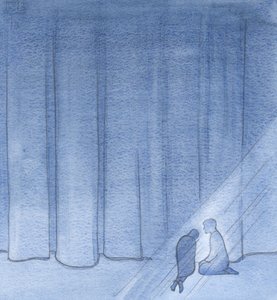 Ich wurde dort in der Dunkelheit von Christi stiller Gesellschaft auf dieser Seite des Schleiers geholfen und beruhigt.