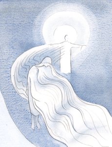 Wenn eine Seele demütig ist, kann die Gnade Christi durch diese Seele zu anderen fließen, als ob durch Gaze, ungehindert. von Elizabeth Wang