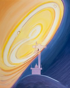 Wenn wir in der Messe eins mit Christus sind im lebendigen Gedenken an das Opfer des Kreuzes, sind wir eins mit Christus in seinem ewigen Selbstopfer im inneren Leben der Heiligen Dreifaltigkeit