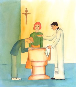 In der Taufe wird ein Mensch zu Gottes eigenem Kind - 