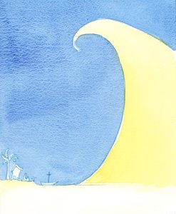 In seiner Macht ist Gott ehrfurchtgebietender und imposanter als die größte Flutwelle, die über Männer, Frauen und Kinder hereinbricht und von niemandem gestoppt, kontrolliert oder zurückgedreht werden kann von Elizabeth Wang