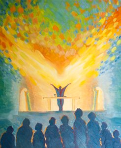 In der heiligen Liturgie, ebenso wie im persönlichen Gebet, vertrauen wir auf die Kraft des Heiligen Geistes von Elizabeth Wang