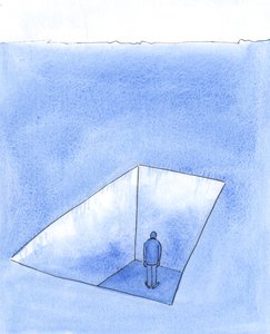 Es kann passieren, dass jemand sich so isoliert und unglücklich fühlt, durch seine Fehler und viel bedauerte Entscheidungen, 2004 von Elizabeth Wang